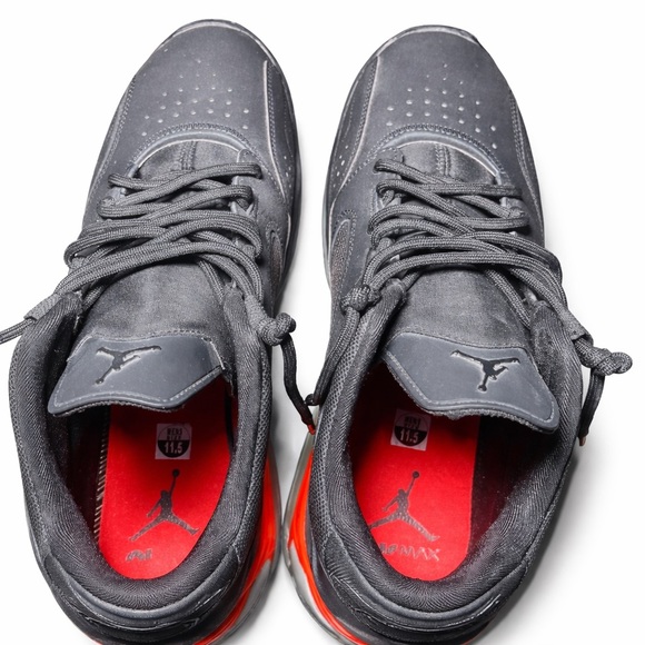 Nike Men’s Air Jordan Air Max Point Lane Infrared Athletic Black Sneakers - Picture 3 of 7